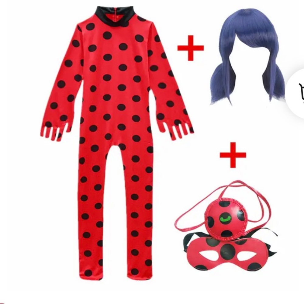 Miraculous costume size 7/8 for girl